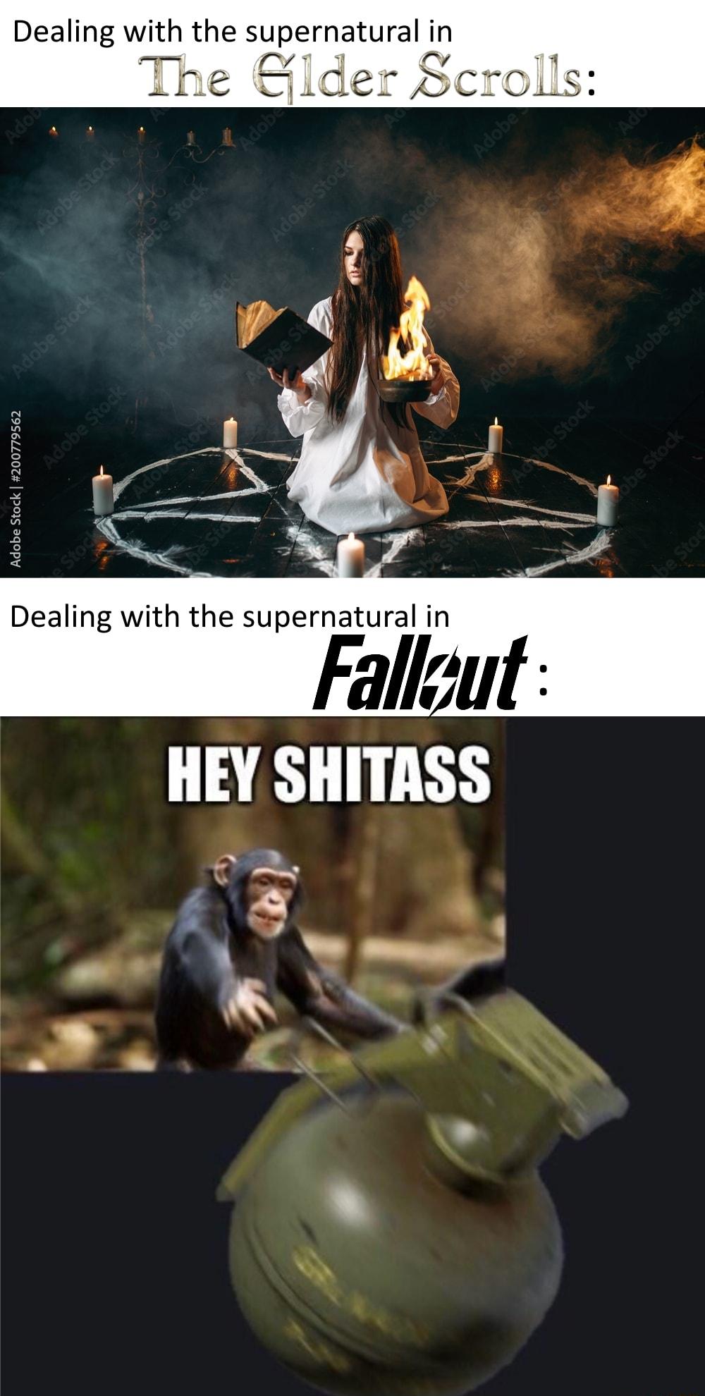 Dealing with th Dealing with the supernatural in Fallzut