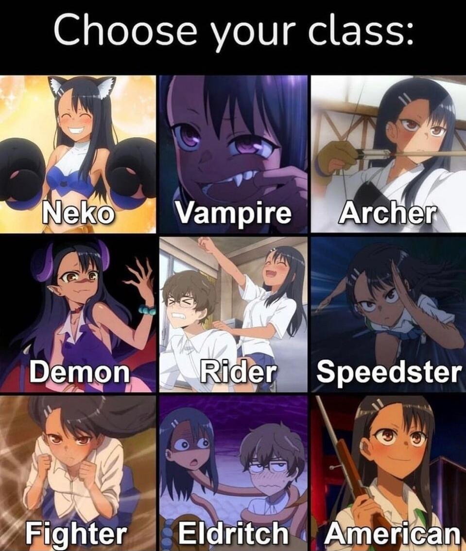 Choose your class