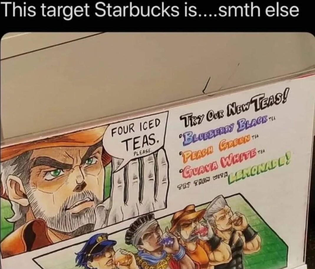 This target Starbucks issmth else