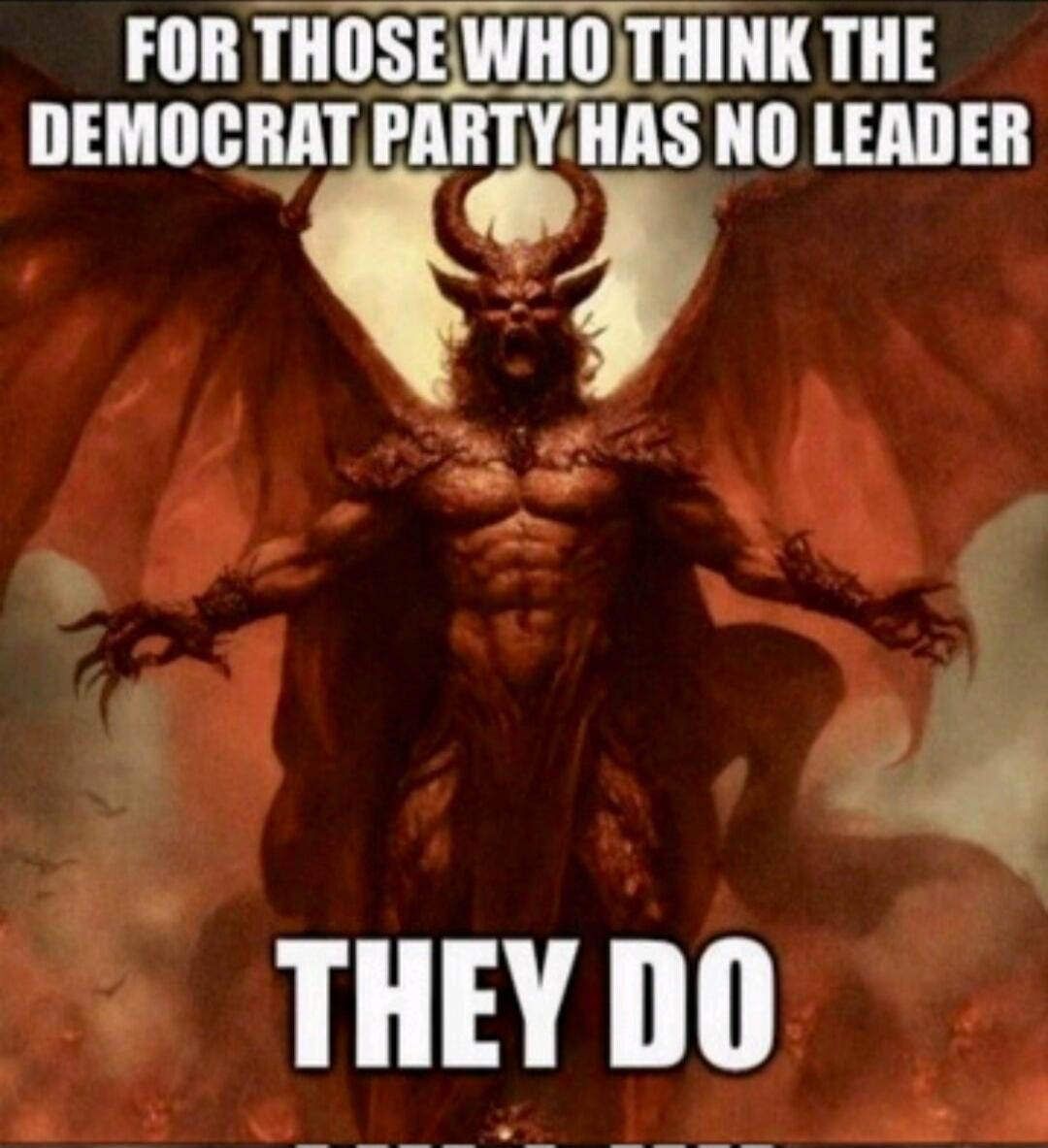 FOR THOSE WHO THINK THE DEMOCRAT PARTY HAS NO LEADER THEY DO