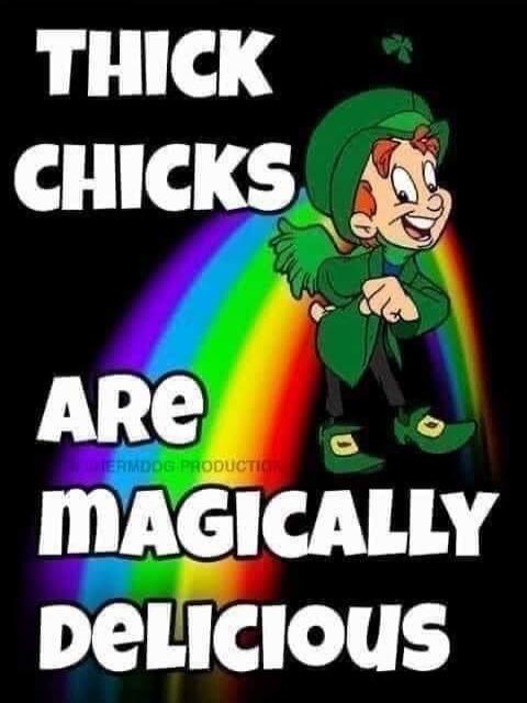 THICK CHICKS ARE MAGICALLY DELICIOUS