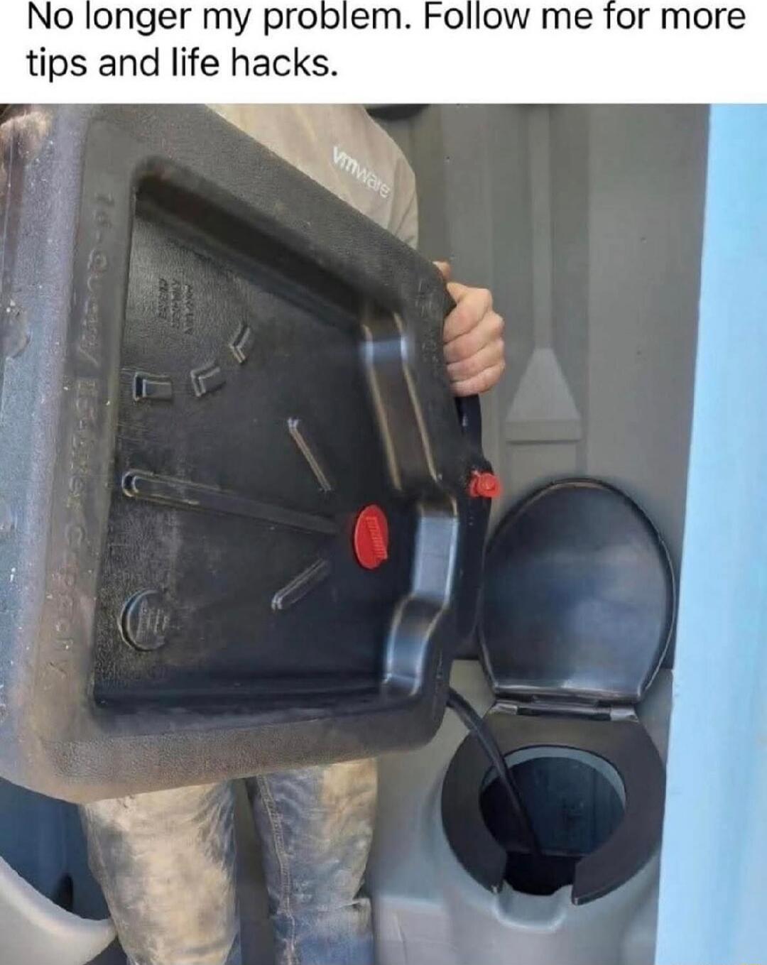 No longer my problem. Follow me for more tips and life hacks.