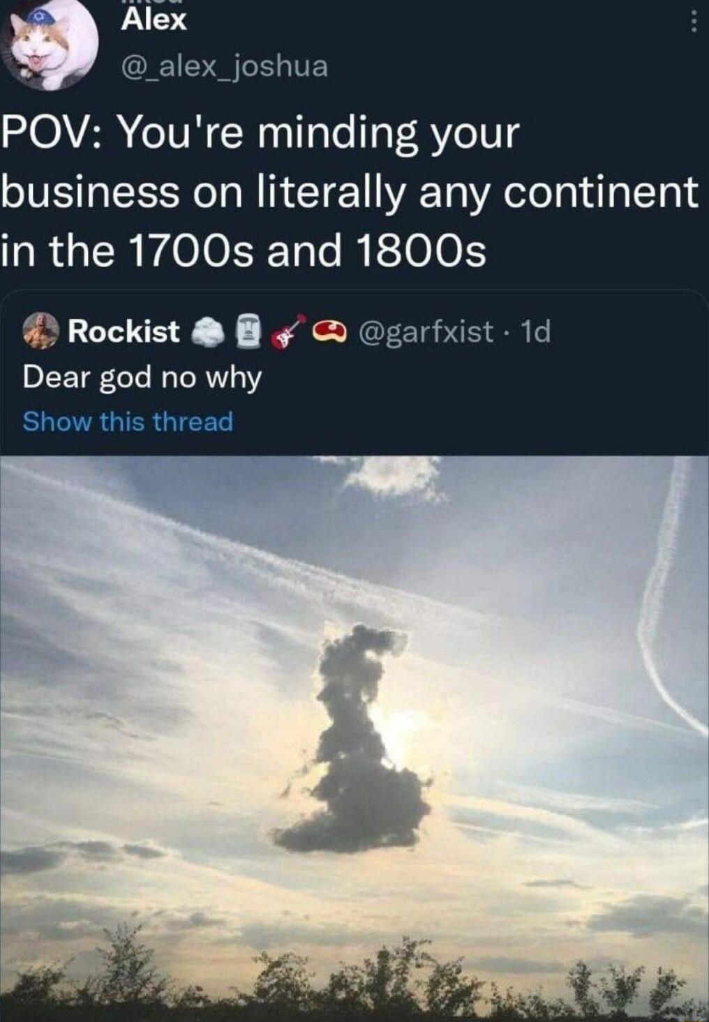 POV Youre minding your business on literally any continent IRGERFISET e Eel0elS Rockist 8 vy st 1d DEETE CI N R