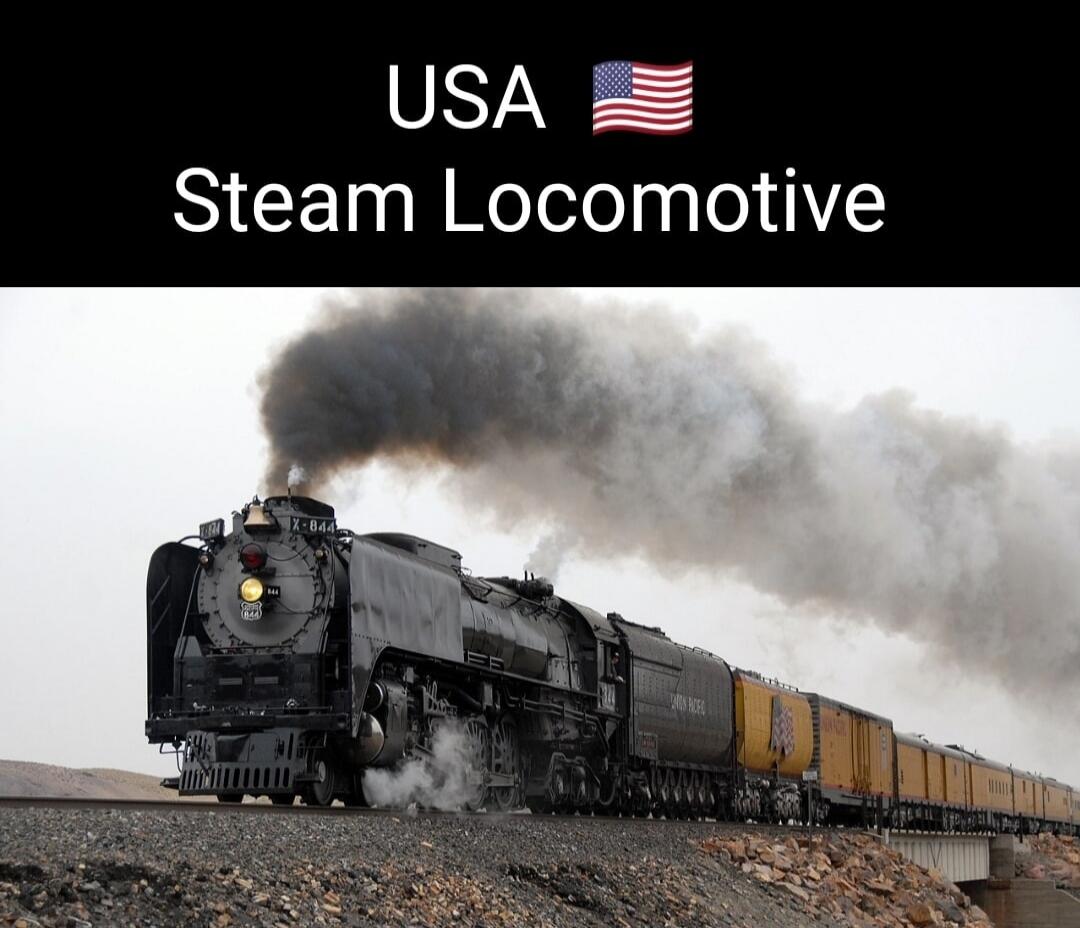 USA 🇺🇸 Steam Locomotive