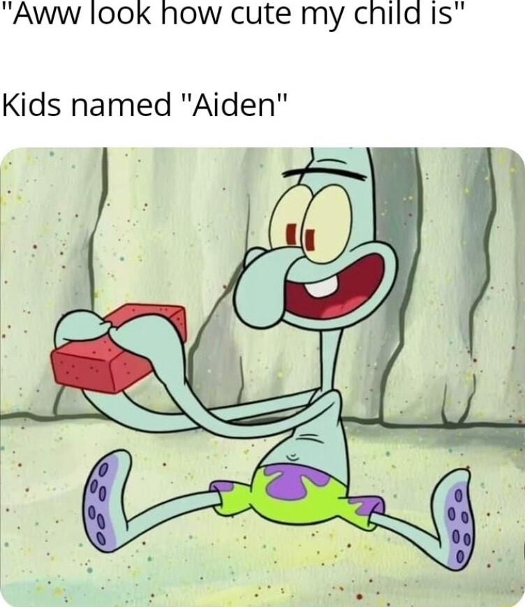 Aww 00k how cute my child Is Kids named Aiden
