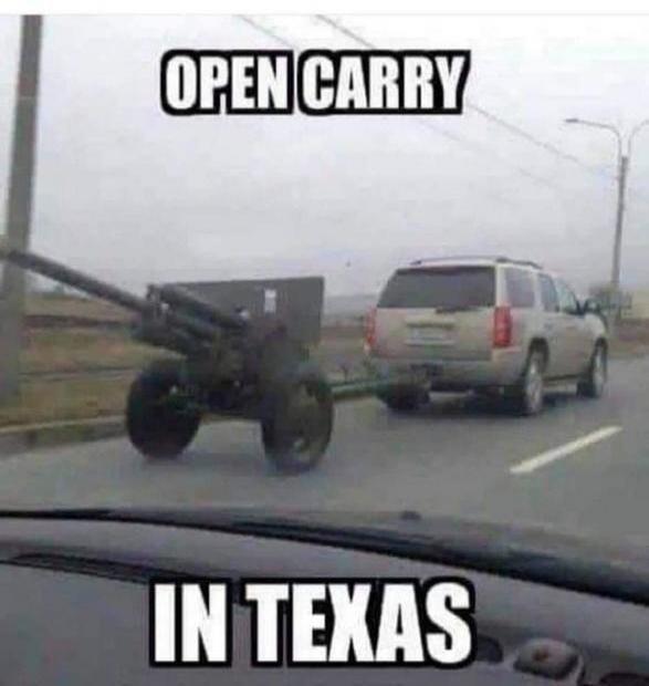OPEN CARRY IN TEXAS