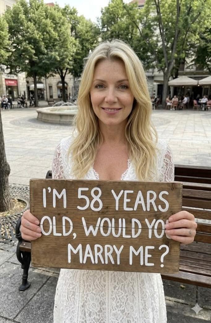 I'M 58 YEARS OLD, WOULD YOU MARRY ME?