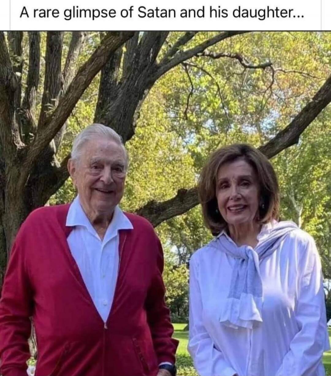 A rare glimpse of Satan and his daughter...