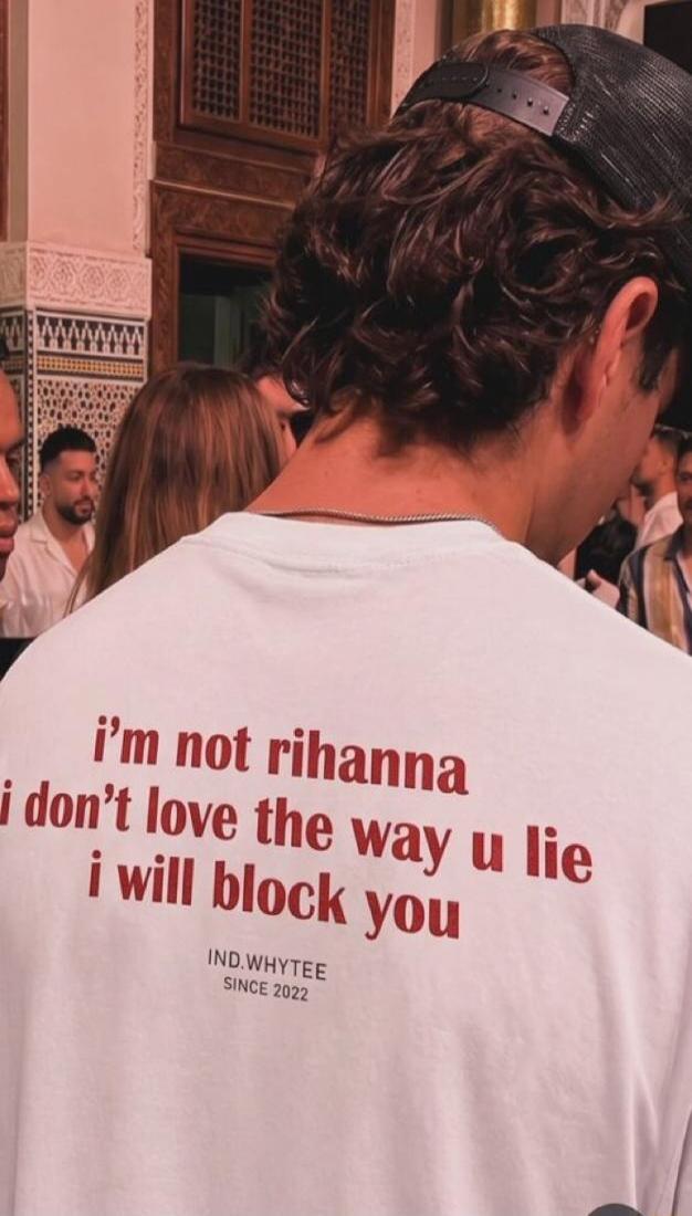 i'm not rihanna i don't love the way u lie i will block you IND.WHYTEE SINCE 2022