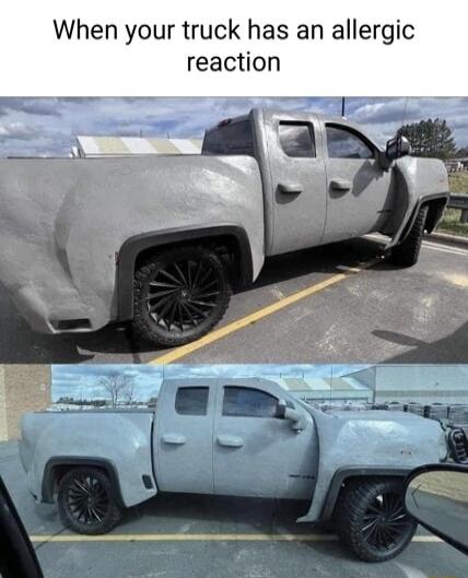 When your truck has an allergic reaction