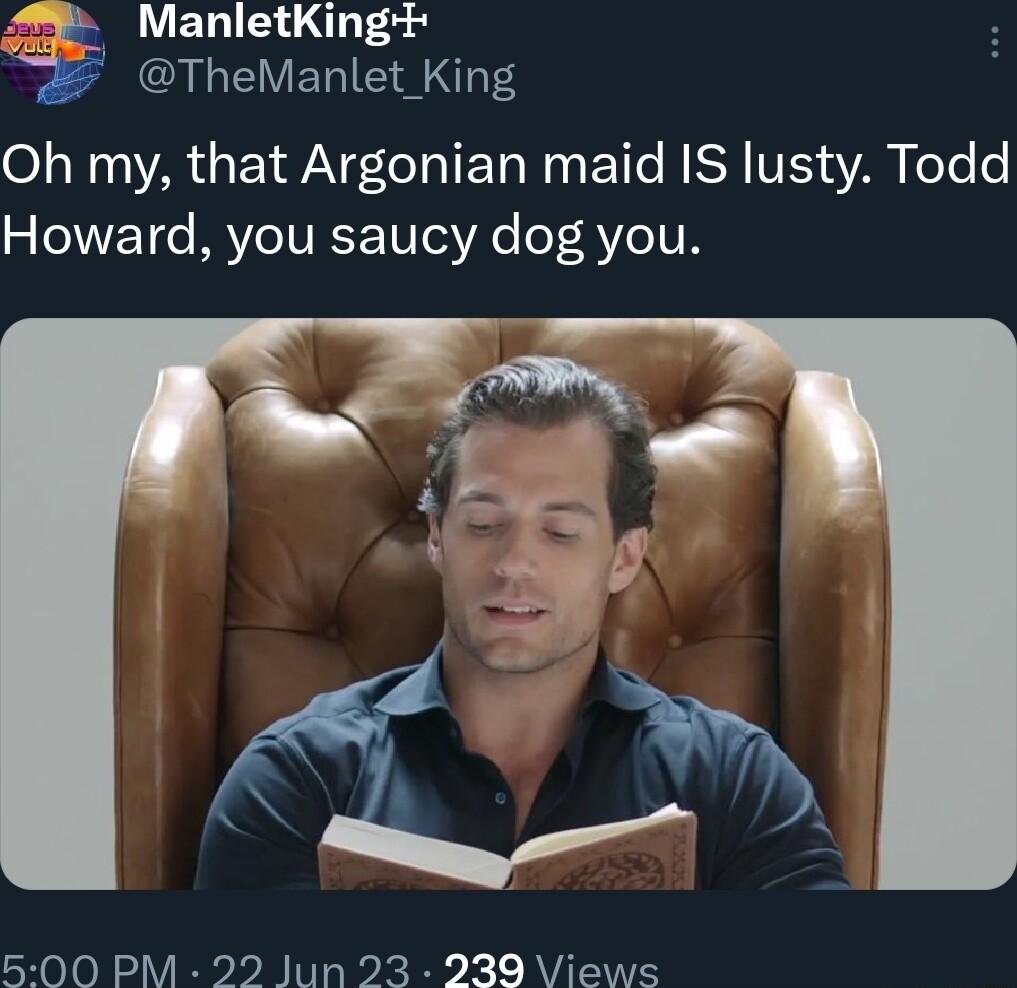 LELIE TheManlet King O N A AN ET N 1T R SR IVES s FoTe e Howard you saucy dog you 500 PM 22 Jun 23 239 VViews