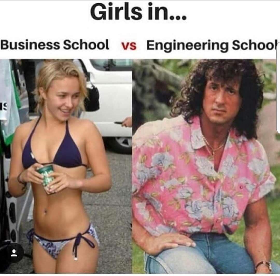Girlsin Business School vs Engineering School