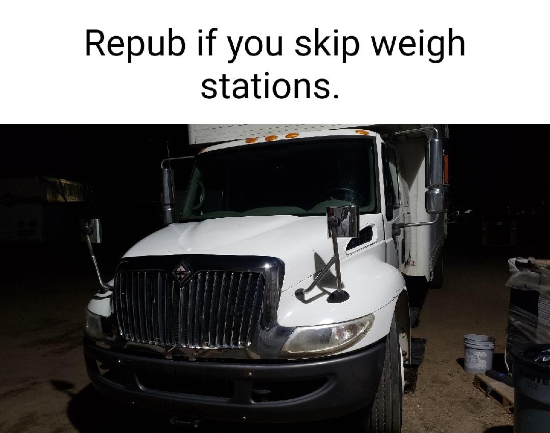 Repub if you skip weigh stations