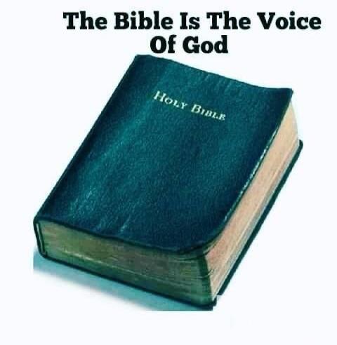 The Bible Is The Voice Of God Holy Bible