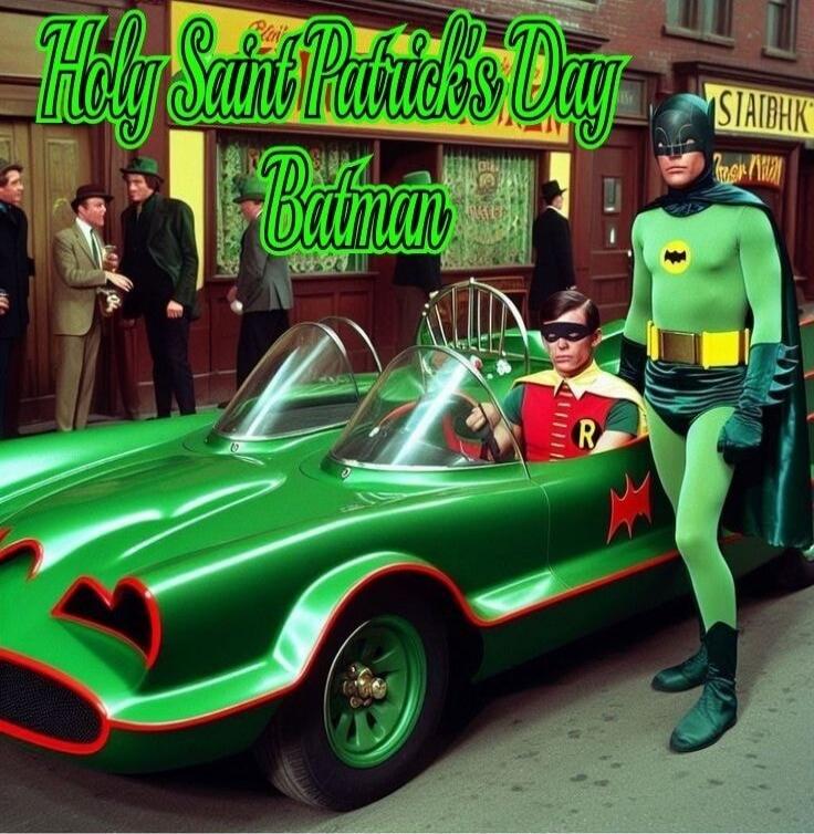 Holy Saint Patrick's Day Batman