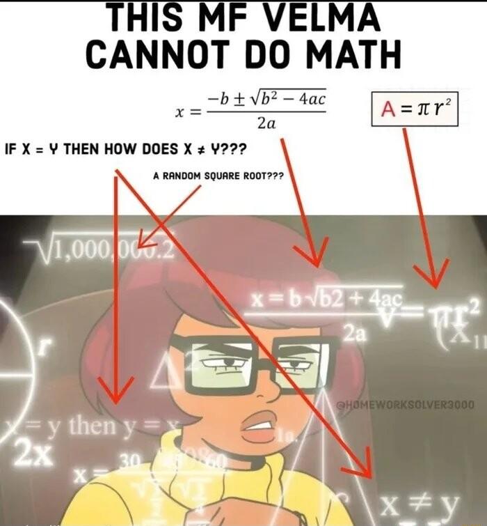 L M A CANNOT DO MATH ytheny 3 Y ST I