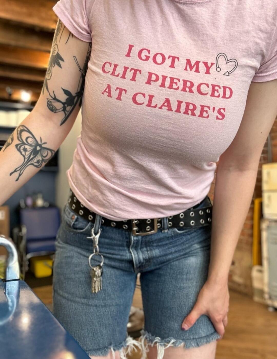 I GOT MY CLIT PIERCED AT CLAIRE'S