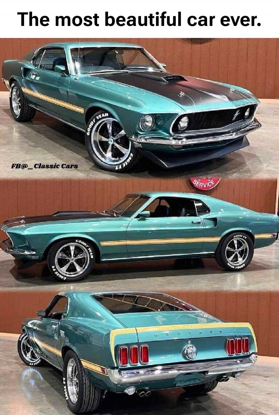 The most beautiful car ever. FB@_Classic Cars. SERVICE.