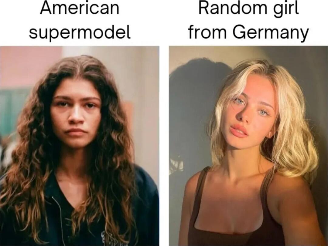 American Random gir supermodel from Germany