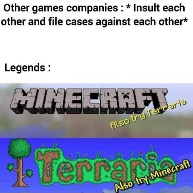 Other games companies Insult each other and file cases against each other Legends