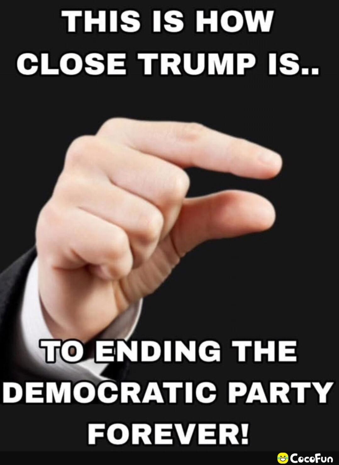 THIS IS HOW CLOSE TRUMP IS.. TO ENDING THE DEMOCRATIC PARTY FOREVER!