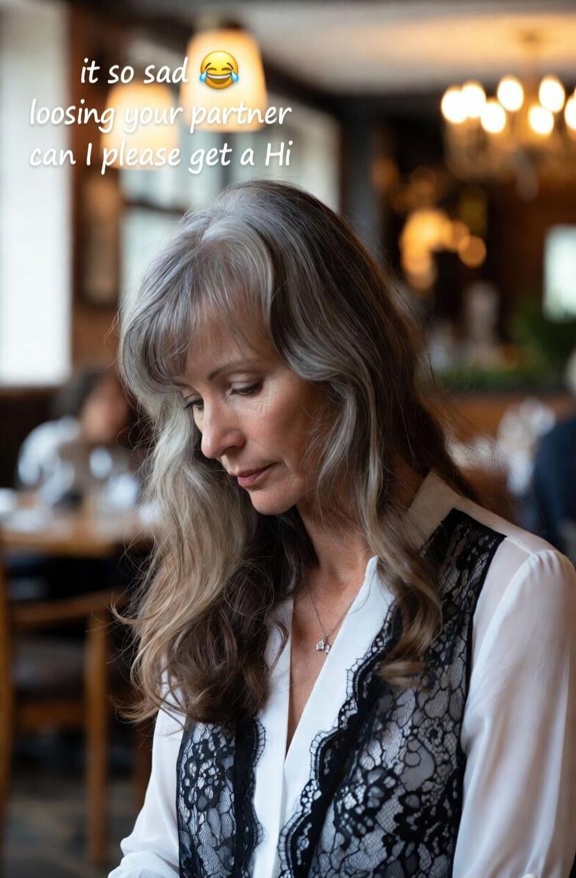 it so sad 😂 loosing your partner can I please get a Hi