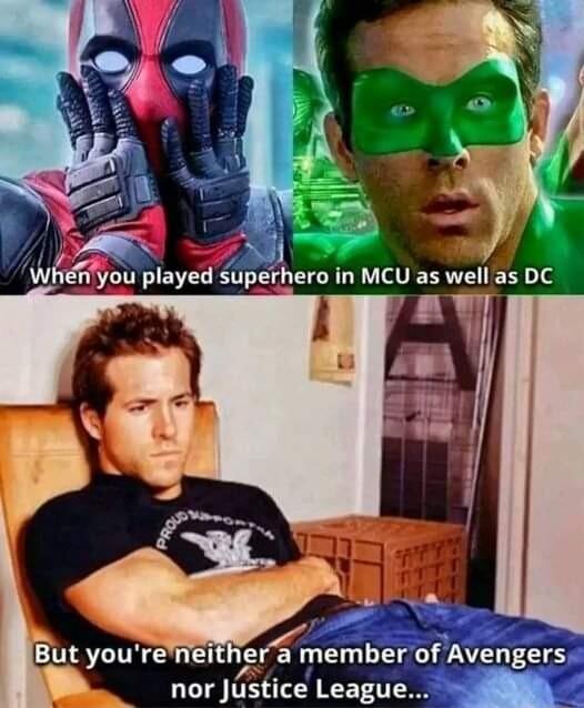 u playesuperhera in MCU as well as DC nor Jusuce Leagu