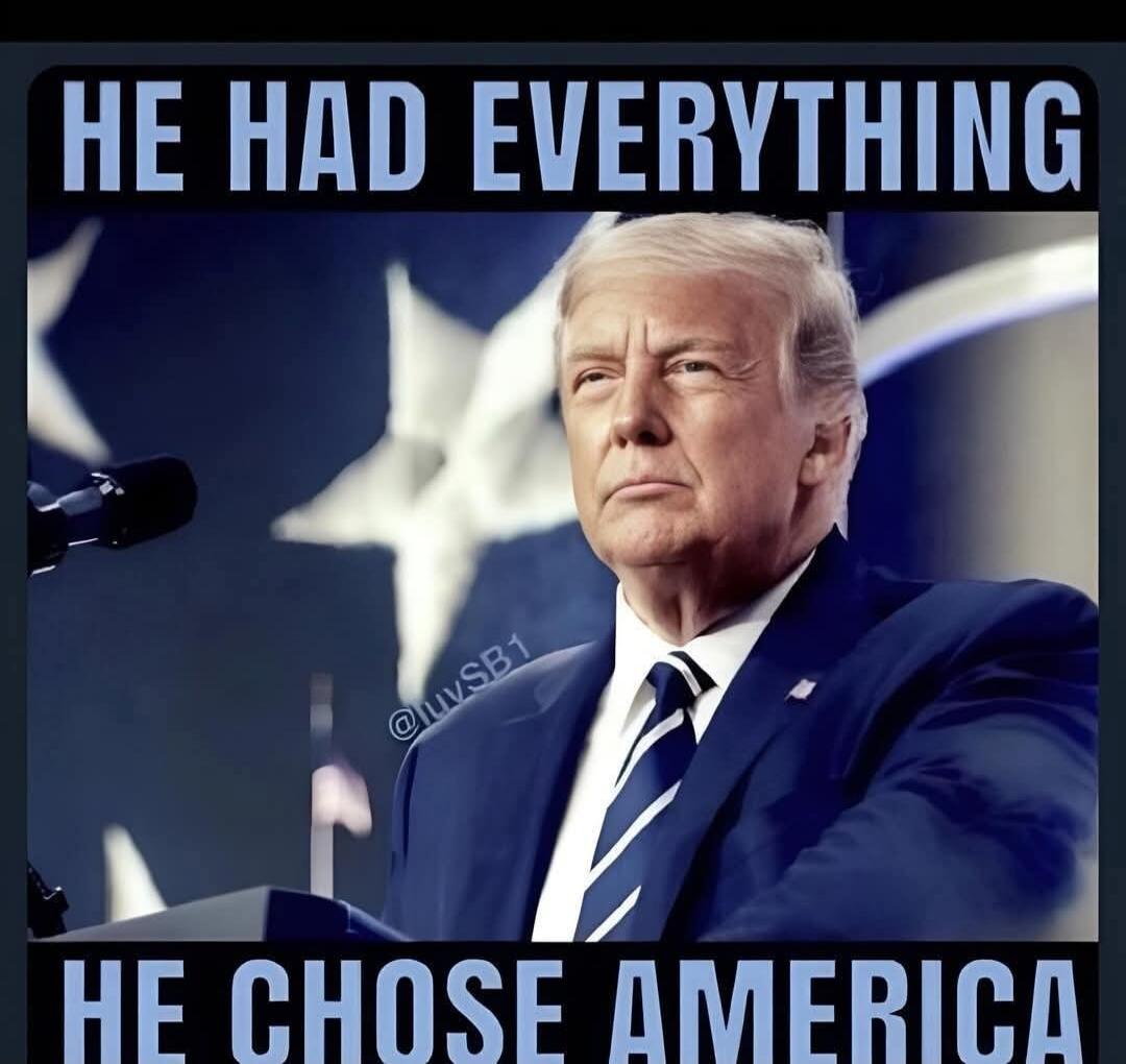 HE HAD EVERYTHING HE CHOSE AMERICA