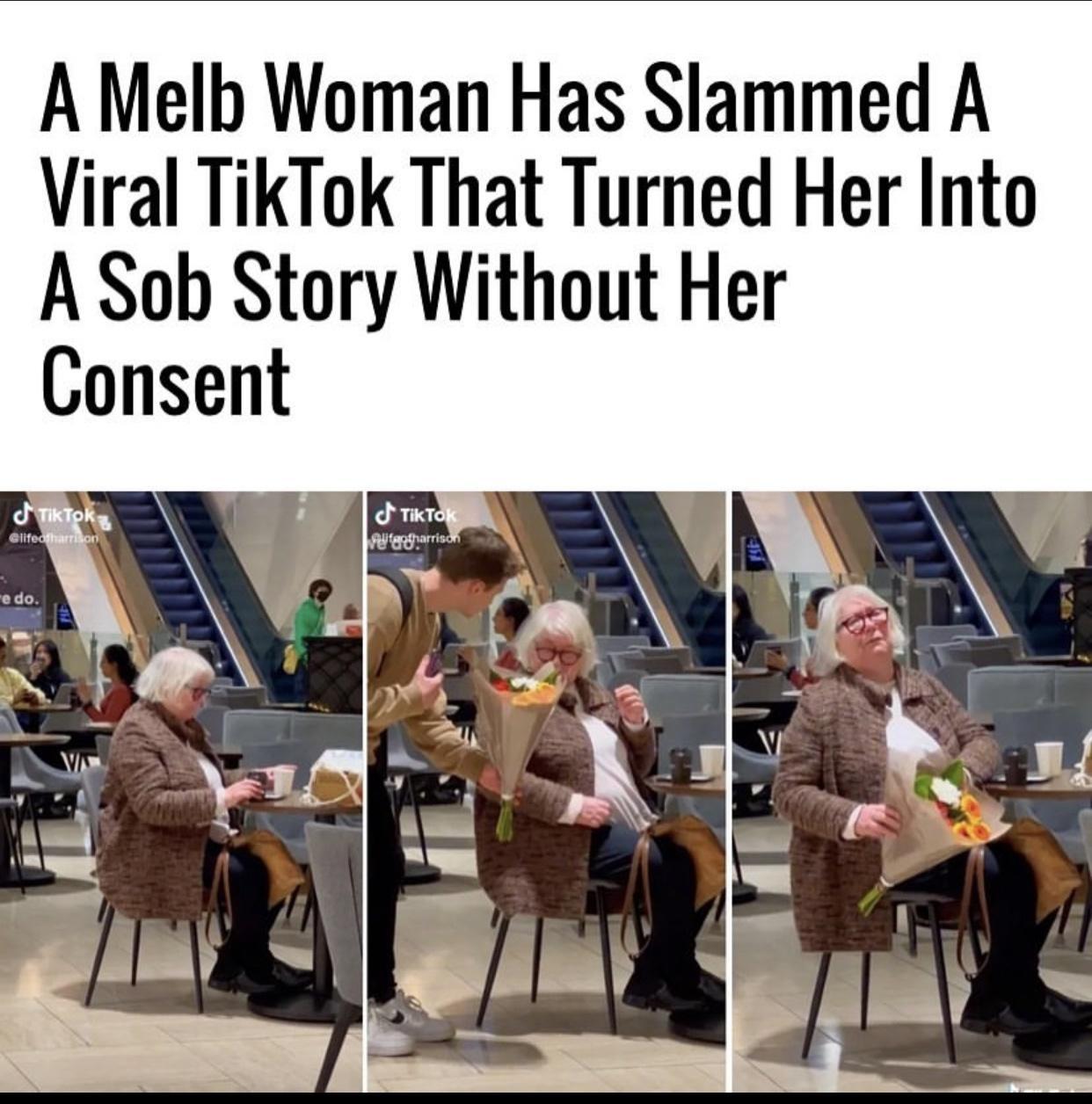 A Melb Woman Has Slammed A Viral TikTok That Turned Her Into A Sob Story Without Her Consent