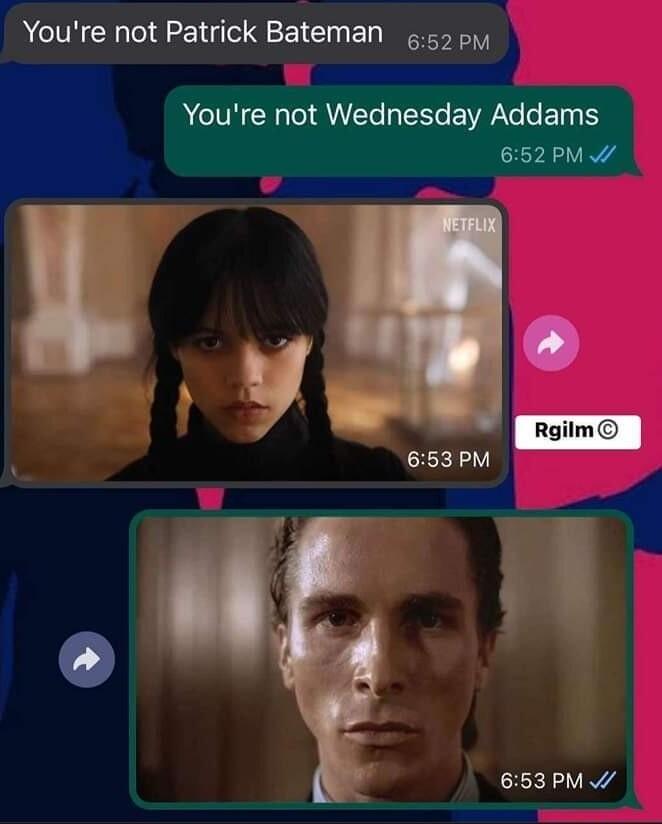 Youre not Patrick Bateman 45 py 653PM v