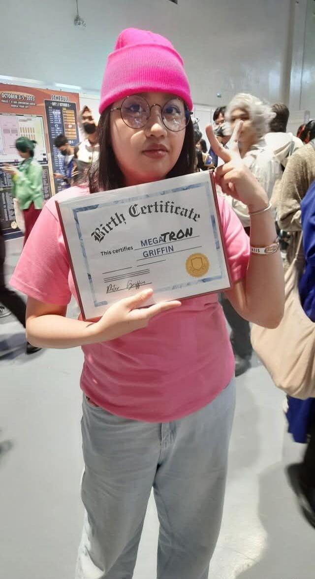 Birth Certificate This certifies MEGATRON GRIFFIN