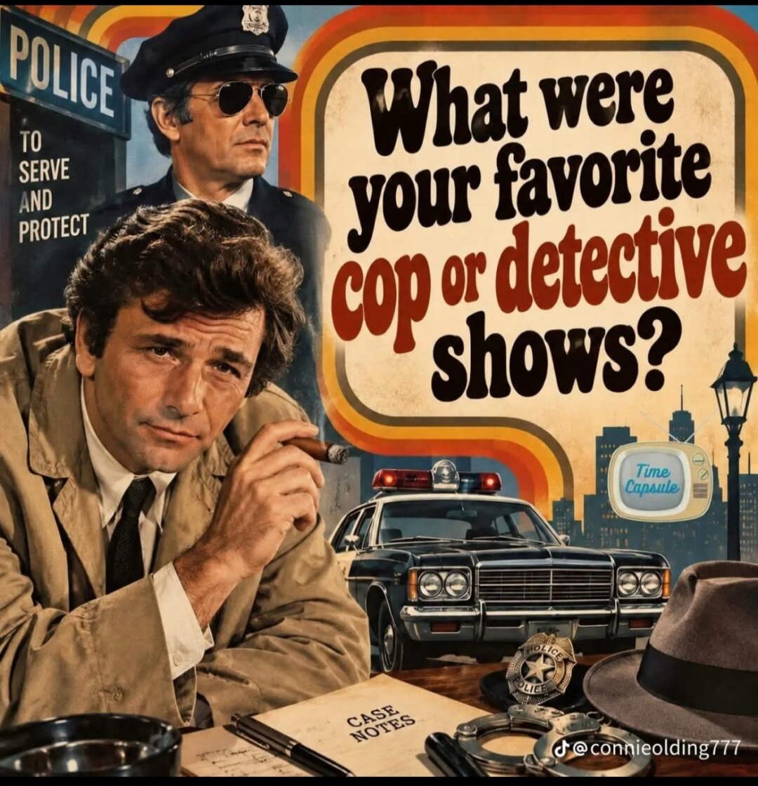 POLICE TO SERVE AND PROTECT. What were your favorite cop or detective shows? Time Capsule. CASE NOTES.