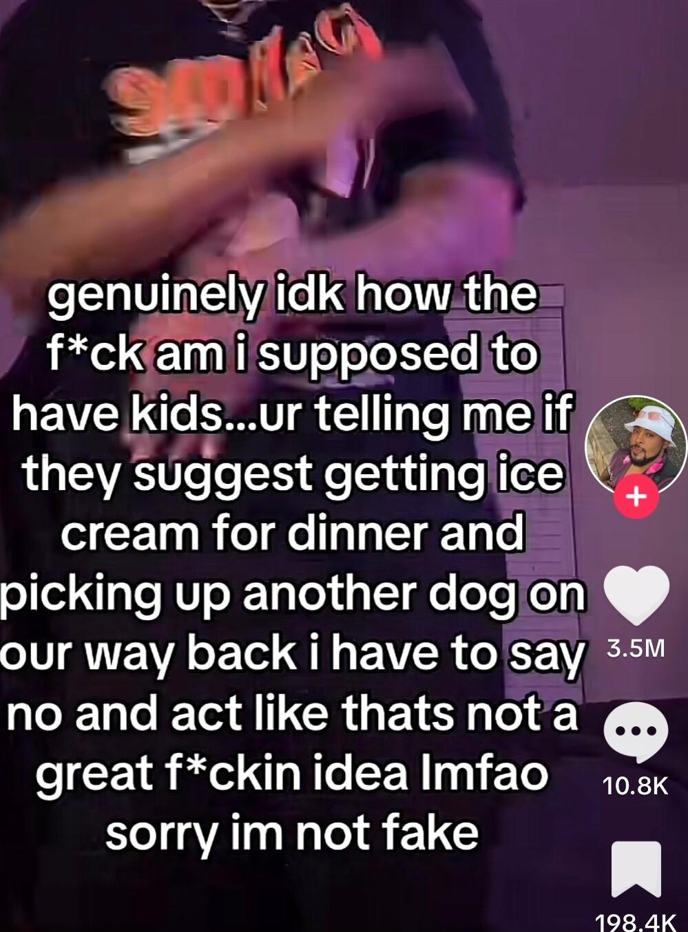e genuinelyidk howth fckiamisupposeditol have kidsur telling melif 4 they suggest gettinglice Uz SCEW R eI ITa I Tgle picking up another dogjon oIV ANEWAETe N EAVER VAL Rl It A LR ELEN Q o LR el o NTo W 14 7 To Nty sorry im not fake N 198 4K