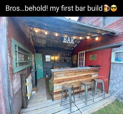 Brosbehold my first bar build