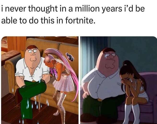 i never thought in a million years id be able to do this in fortnite