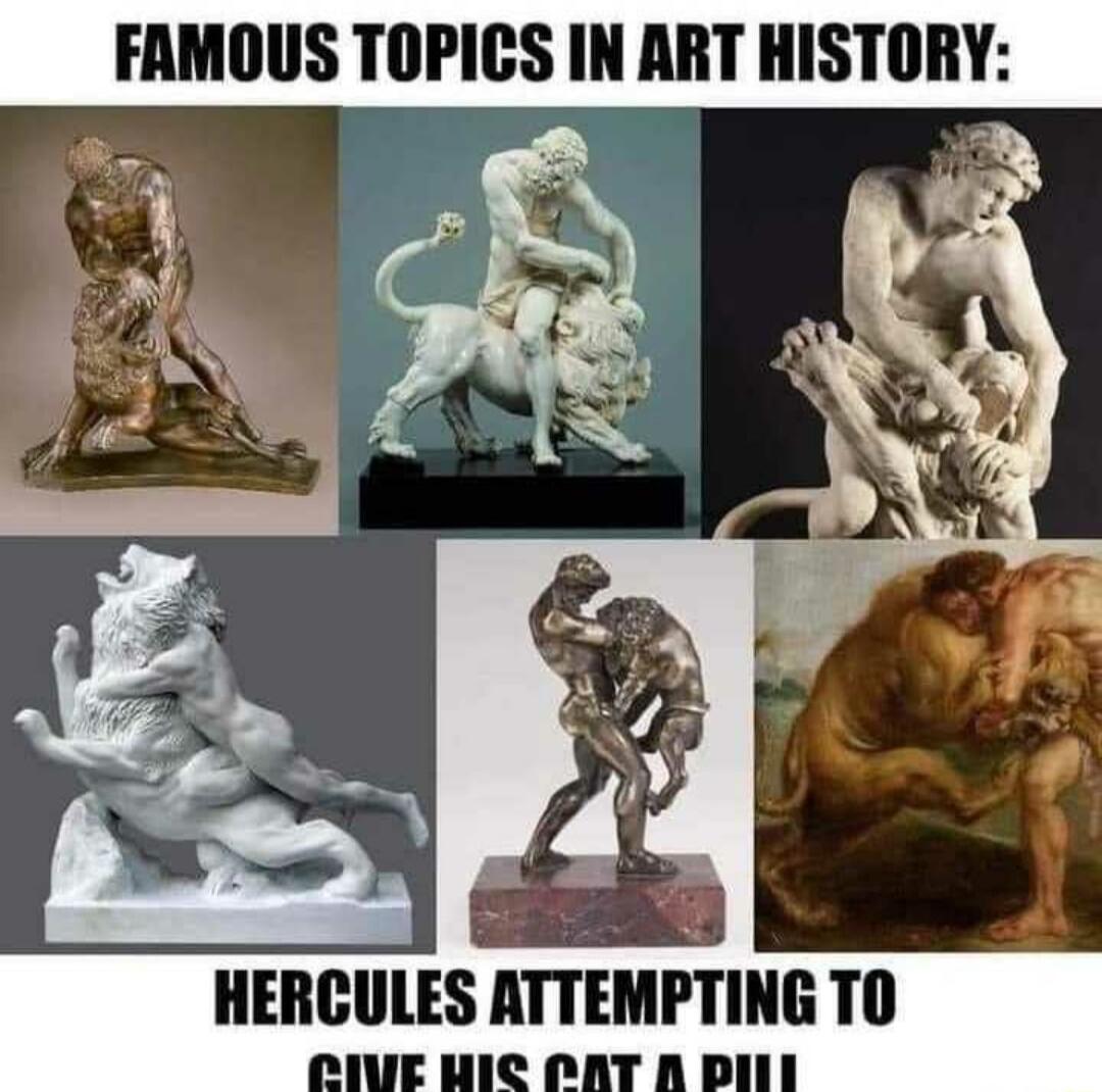 FAMOUS TOPICS IN ART HISTORY HERCULES ATTEMPTING TO