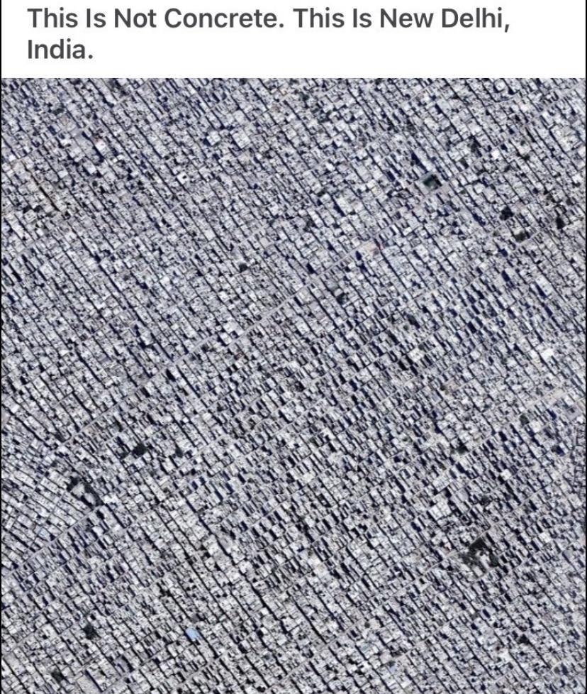 This Is Not Concrete This Is New Delhi India