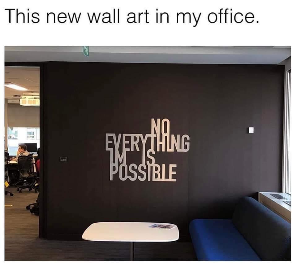 This new wall art in my office