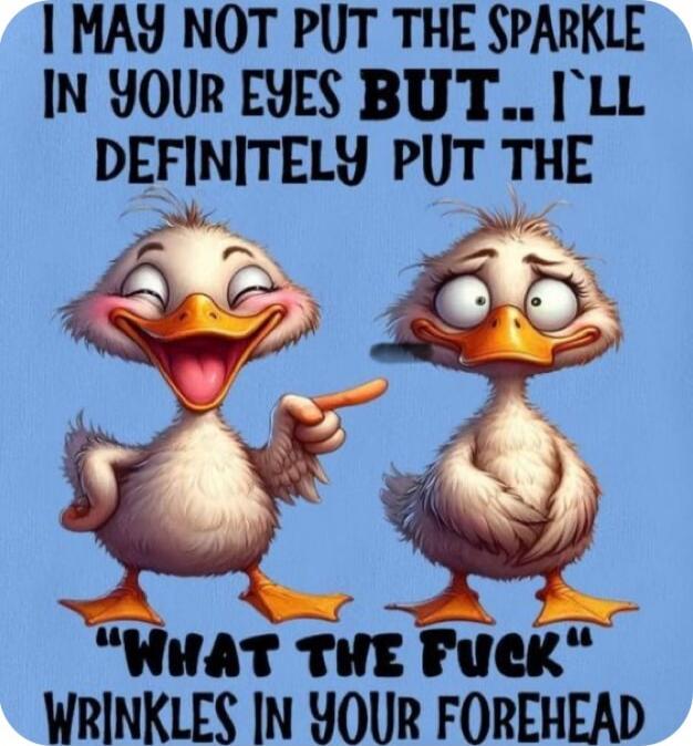 I MAY NOT PUT THE SPARKLE IN YOUR EYES BUT... I'LL DEFINITELY PUT THE 'WHAT THE FUCK' WRINKLES IN YOUR FOREHEAD