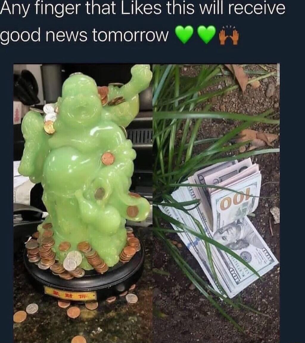 Any finger that Likes this will receive AN eolelo Nal R tolnlel i oA