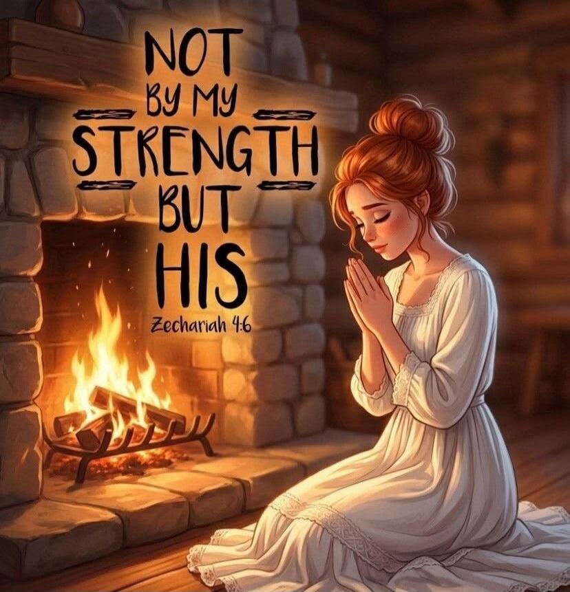 NOT BY MY STRENGTH BUT HIS Zechariah 4:6