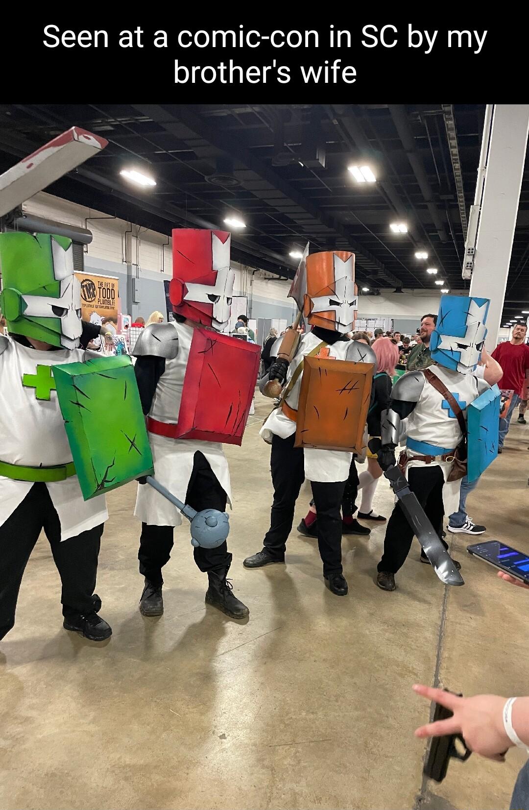 Seen at a comic con in SC by my brothers wife