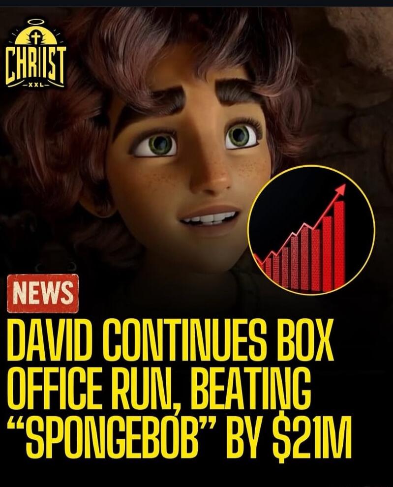 NEWS
DAVID CONTINUES BOX OFFICE RUN, BEATING “SPONGEBOB” BY $21M