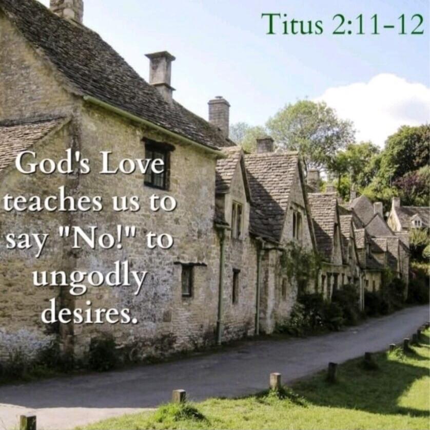 God's Love teaches us to say 