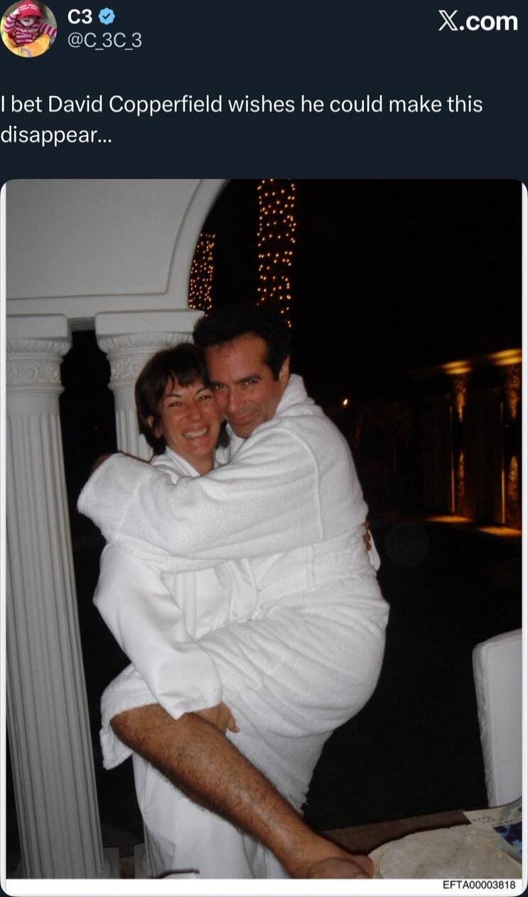 I bet David Copperfield wishes he could make this disappear...