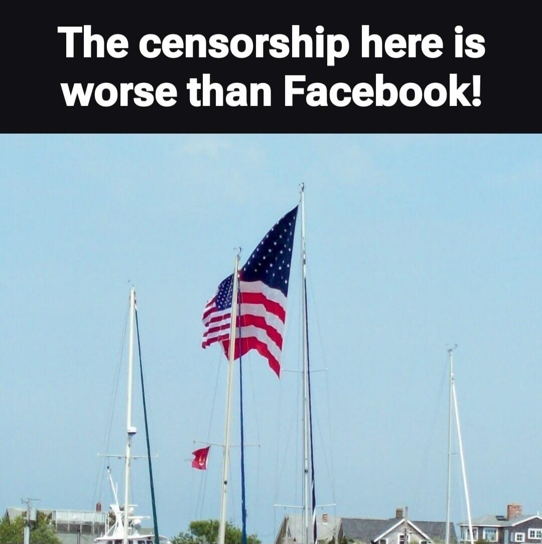 The censorship here is worse than Facebook!