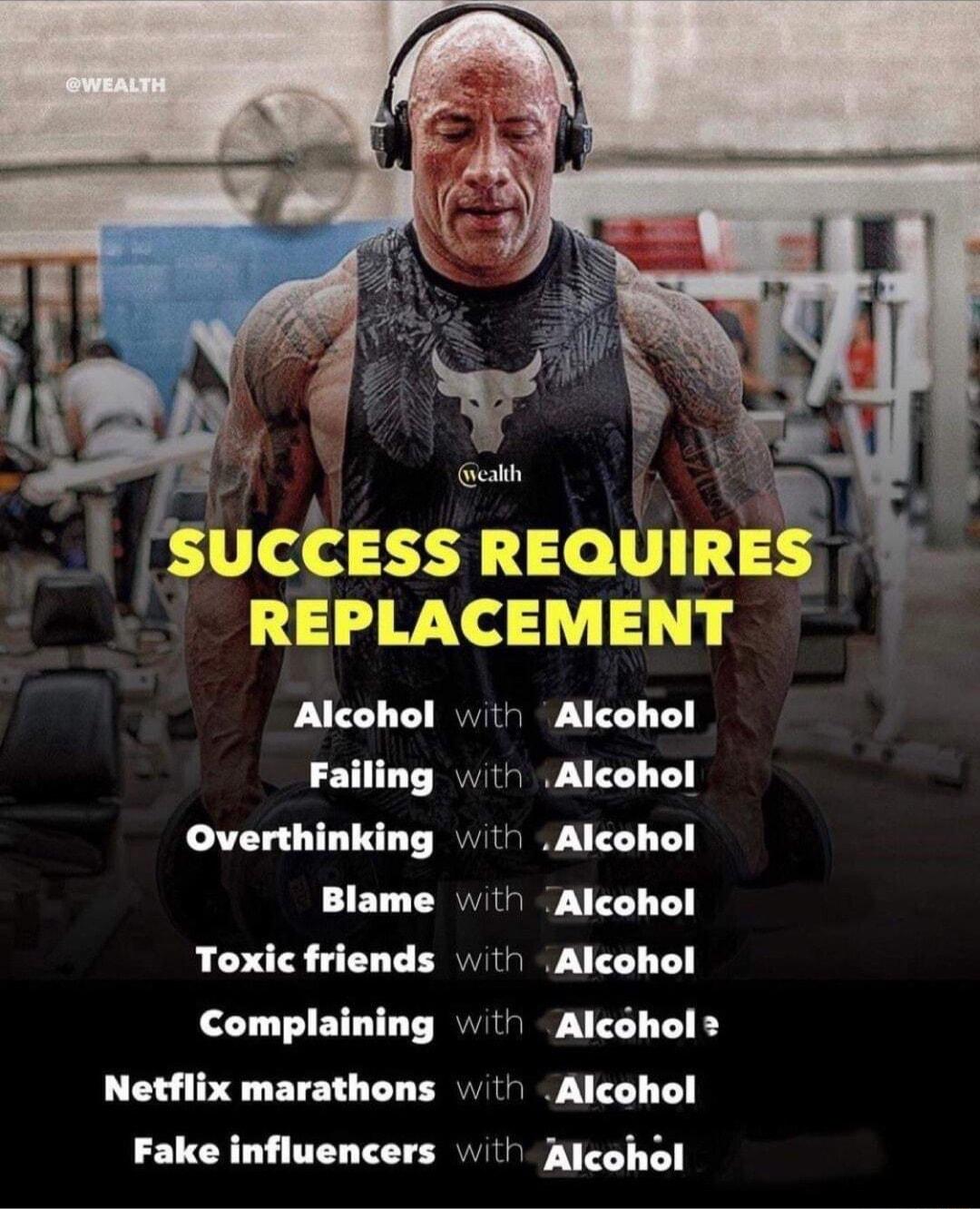 QEPMEMENT Alcohol it Alcohol Failing Alcohol Overthinking it Alcohol Blame 1 Alcohol Toxic friends Alcohol Complaining it Alcohol Netflix marathons Alcohol Fake influencers Alcohol
