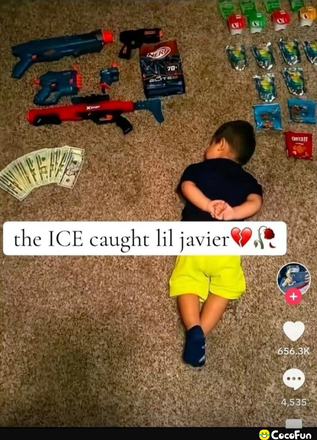 the ICE caught lil javier💔🪩