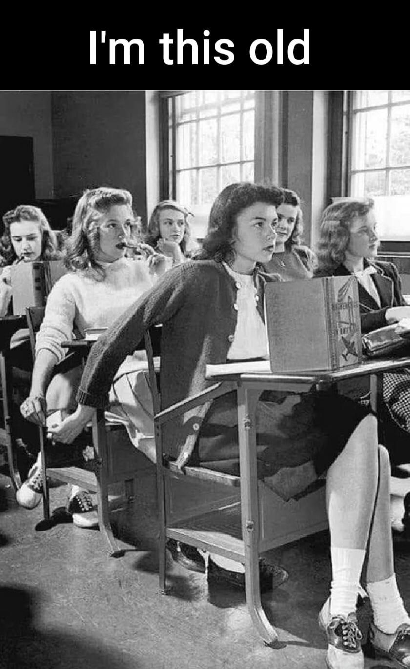 I'm this old