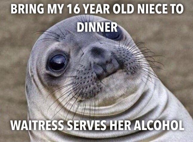 BRING MY 16 YEAR OLD NIECE TO